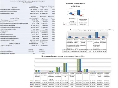 Инфографика исполнения бюджета 2024 год